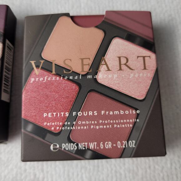 Viseart eyeshadow palettes bundle of 3 pink neutral - Picture 8 of 10